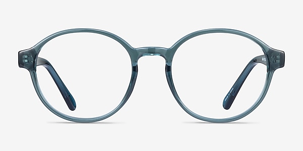 Eureka Blue Plastic Eyeglass Frames