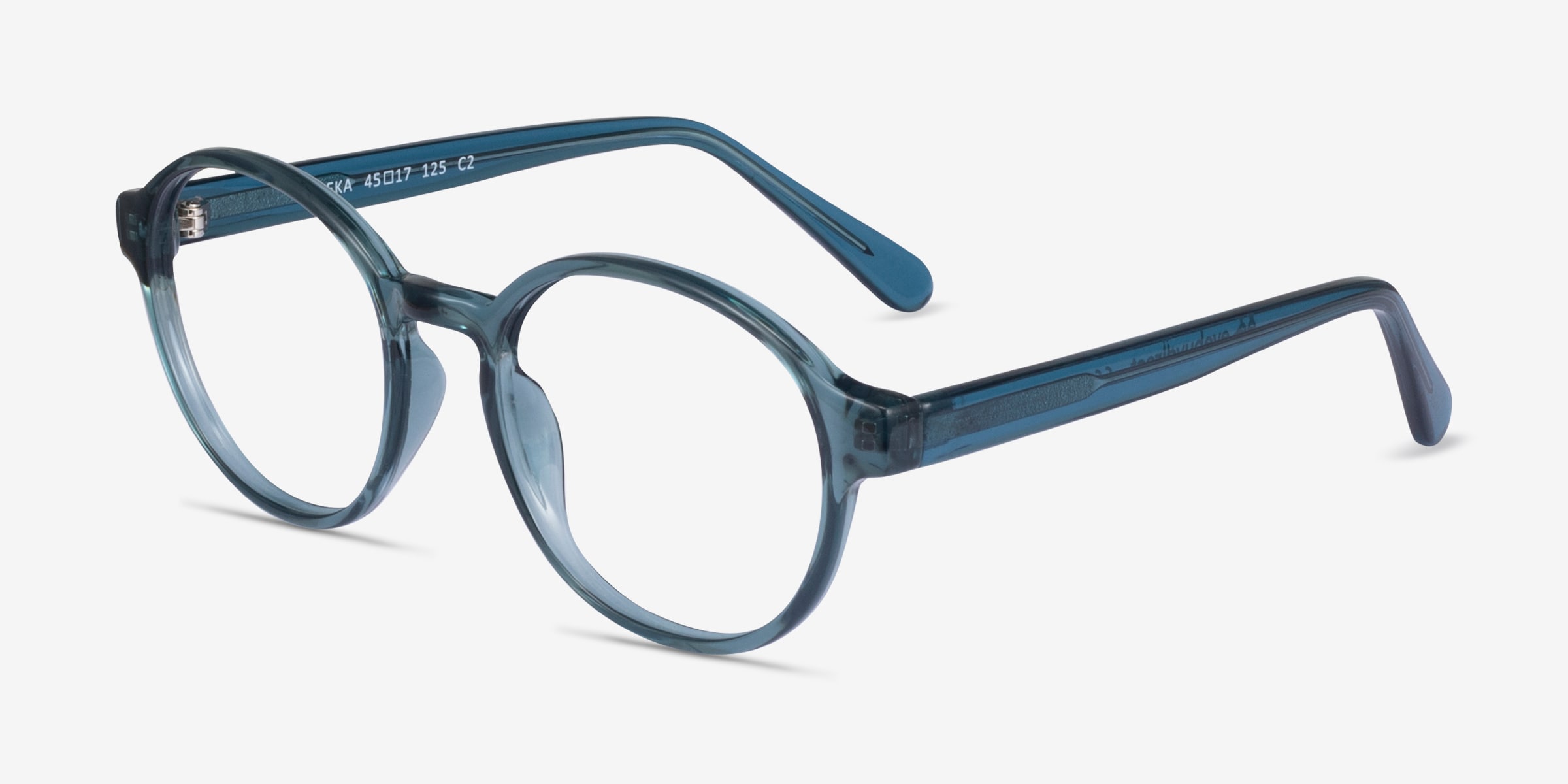 Eureka Round Blue Glasses | Eyebuydirect Canada