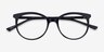 Hodgepodge Black PlasticEyeglass Frames from EyeBuyDirect, Closed View