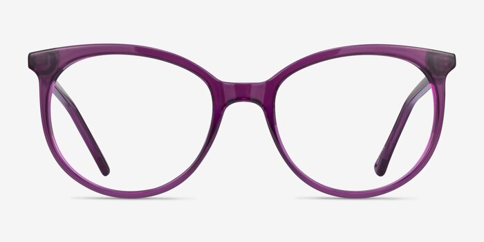 Hodgepodge Purple Plastic Eyeglass Frames from EyeBuyDirect