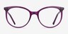 Hodgepodge Purple PlasticEyeglass Frames from EyeBuyDirect, Front View