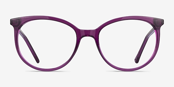 Hodgepodge Purple Plastic Eyeglass Frames