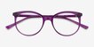 Hodgepodge Purple PlasticEyeglass Frames from EyeBuyDirect, Closed View