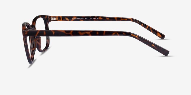 Hullabaloo Tortoise PlasticEyeglass Frames from EyeBuyDirect, Side View