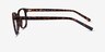 Hullabaloo Tortoise PlasticEyeglass Frames from EyeBuyDirect, Side View