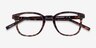 Hullabaloo Tortoise PlasticEyeglass Frames from EyeBuyDirect, Closed View