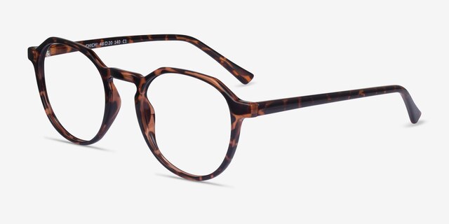 Chichi Tortoise PlasticEyeglass Frames from EyeBuyDirect, Angle View