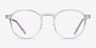 Chichi Clear PlasticEyeglass Frames from EyeBuyDirect, Front View