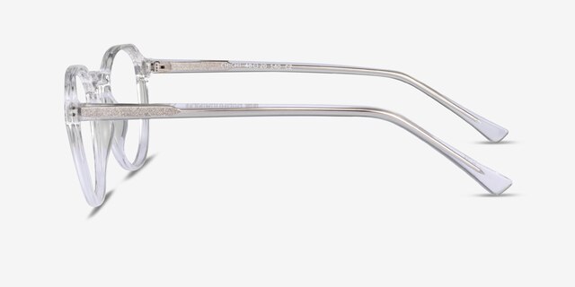 Chichi Clear PlasticEyeglass Frames from EyeBuyDirect, Side View
