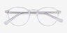 Chichi Clear PlasticEyeglass Frames from EyeBuyDirect, Closed View