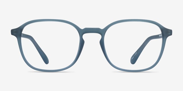 Golly Blue Green PlasticEyeglass Frames from EyeBuyDirect, Front View