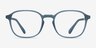 Golly Blue Green PlasticEyeglass Frames from EyeBuyDirect, Front View