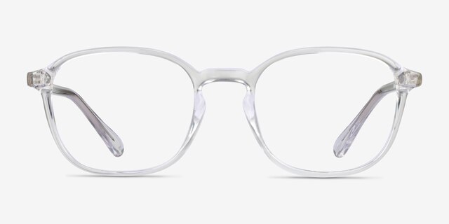 Golly Clear PlasticEyeglass Frames from EyeBuyDirect, Front View