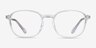 Golly Clear PlasticEyeglass Frames from EyeBuyDirect, Front View