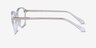 Golly Clear PlasticEyeglass Frames from EyeBuyDirect, Side View
