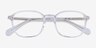 Golly Clear PlasticEyeglass Frames from EyeBuyDirect, Closed View