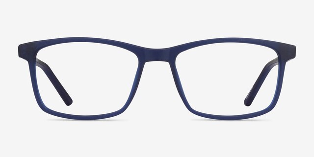 Gazebo Bleu PlastiqueMontures de lunettes de vue d'EyeBuyDirect, Vue de Face