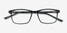 Gazebo Clear Green PlasticEyeglass Frames from EyeBuyDirect, Closed View