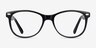 Skedaddle Black PlasticEyeglass Frames from EyeBuyDirect, Front View