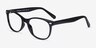 Skedaddle Black PlasticEyeglass Frames from EyeBuyDirect, Angle View
