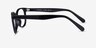 Skedaddle Black PlasticEyeglass Frames from EyeBuyDirect, Side View