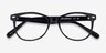 Skedaddle Black PlasticEyeglass Frames from EyeBuyDirect, Closed View