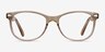 Skedaddle Clear Champagne PlasticEyeglass Frames from EyeBuyDirect, Front View