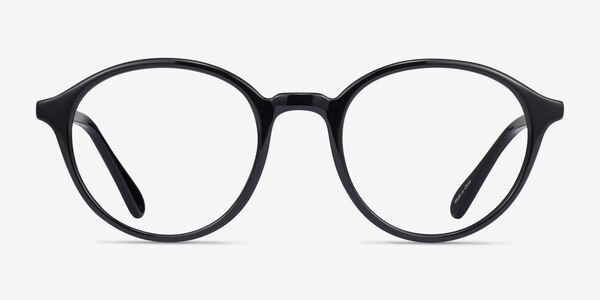 Grommet Black Plastic Eyeglass Frames