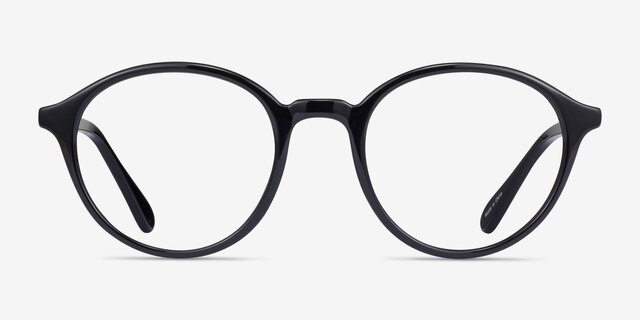 Grommet Black PlasticEyeglass Frames from EyeBuyDirect, Front View