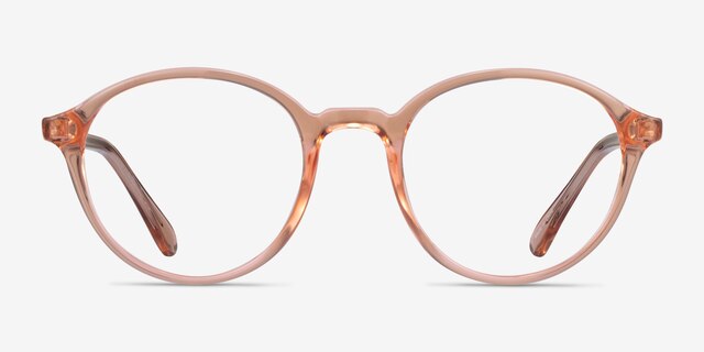 Grommet Clear Champagne PlasticEyeglass Frames from EyeBuyDirect, Front View