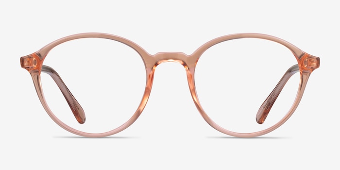 Grommet Clear Champagne Plastic Eyeglass Frames from EyeBuyDirect