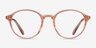 Grommet Clear Champagne PlasticEyeglass Frames from EyeBuyDirect, Front View