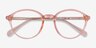 Grommet Clear Champagne PlasticEyeglass Frames from EyeBuyDirect, Closed View