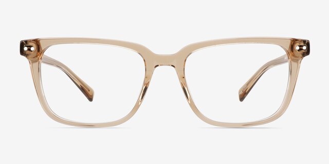 Esme Crystal Brown AcetateEyeglass Frames from EyeBuyDirect, Front View