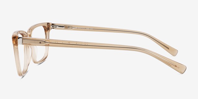 Esme Crystal Brown AcetateEyeglass Frames from EyeBuyDirect, Side View