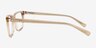 Esme Crystal Brown AcetateEyeglass Frames from EyeBuyDirect, Side View