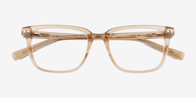 Esme Crystal Brown AcetateEyeglass Frames from EyeBuyDirect, Closed View