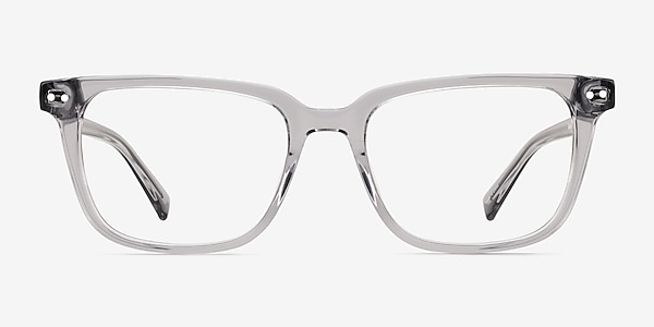Esme Crystal Gray Acetate Eyeglass Frames