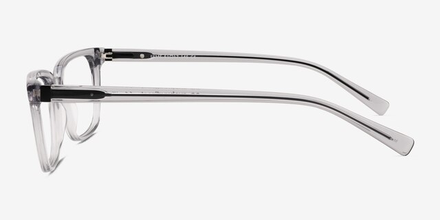 Esme Crystal Gray AcetateEyeglass Frames from EyeBuyDirect, Side View
