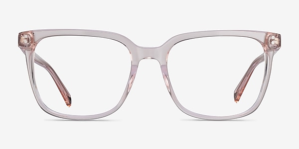 Amia Crystal Pink Acetate Eyeglass Frames