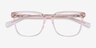 Amia Crystal Pink AcetateEyeglass Frames from EyeBuyDirect, Closed View