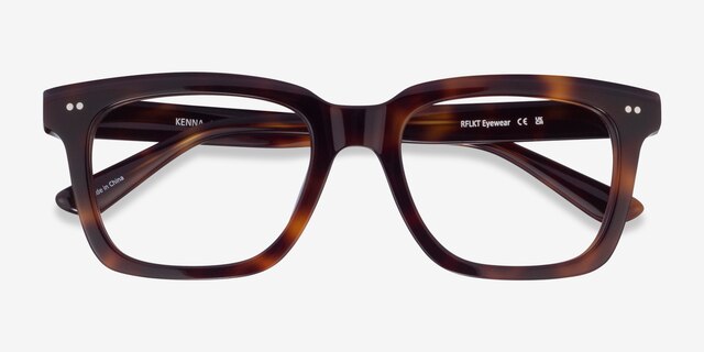 Kenna Tortoise AcetateEyeglass Frames from EyeBuyDirect, Closed View