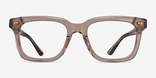 Kenna Crystal Brown Acetate Eyeglass Frames