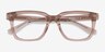 Kenna Crystal Brown AcetateEyeglass Frames from EyeBuyDirect, Closed View