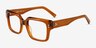 Mason Crystal Brown AcetateEyeglass Frames from EyeBuyDirect, Angle View