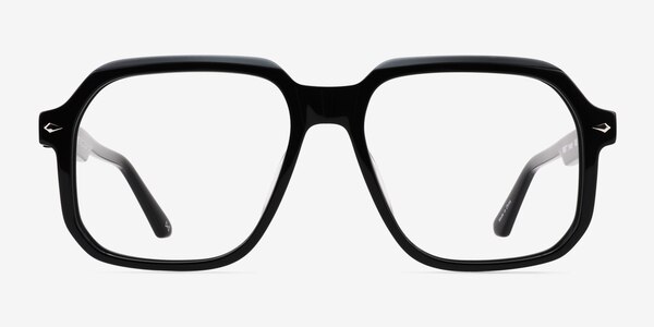 Everest Black Acetate Eyeglass Frames