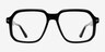 Everest Black AcetateEyeglass Frames from EyeBuyDirect, Front View
