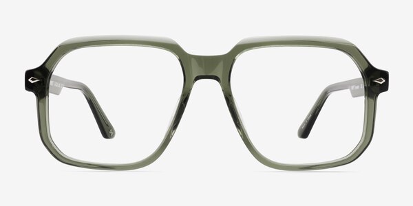 Everest Crystal Green Acetate Eyeglass Frames