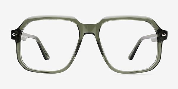 Everest Crystal Green Acétate Montures de lunettes de vue