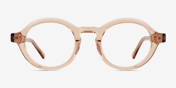 Kai Crystal Light Brown Acetate Eyeglass Frames